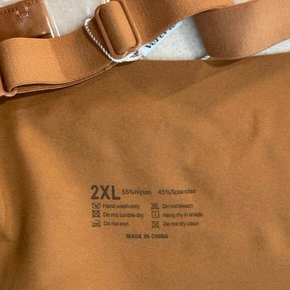 VERTVIE Full Coverage Tan Bra with 2" Extender Removable Pads Women’s Sz 2X L - Picture 8 of 10